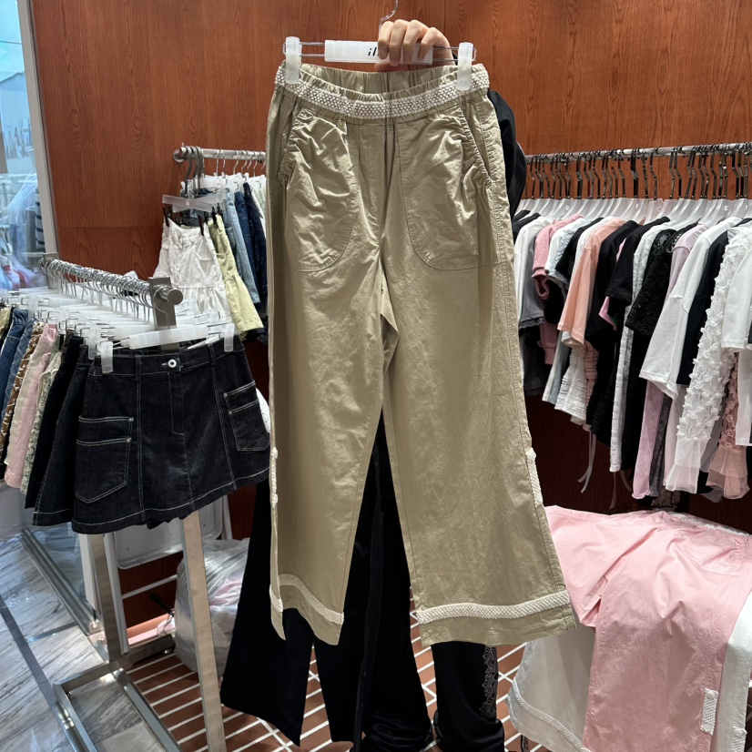 ILLO/MOCI韓國直郵實拍女士新品時尚推薦熱賣人氣休閑褲ILLO/MOCI休閑褲