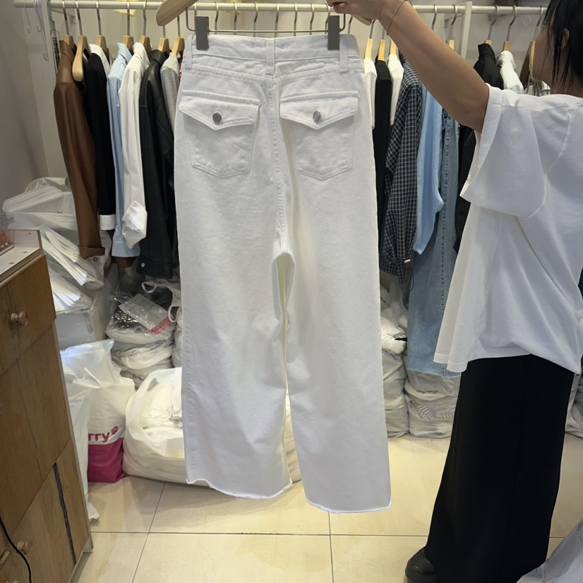 Q C韓國東大門直郵女士新品人氣時尚熱賣休閑休閑褲抽繩Republlc of qc休閑褲