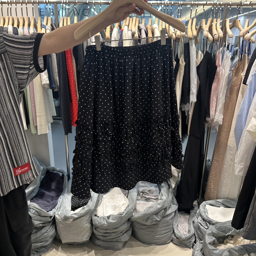 HONG.U韓國直郵女裝新款職業休閑時尚熱賣26春夏半身裙中短裙HONG.U半身裙/中短裙