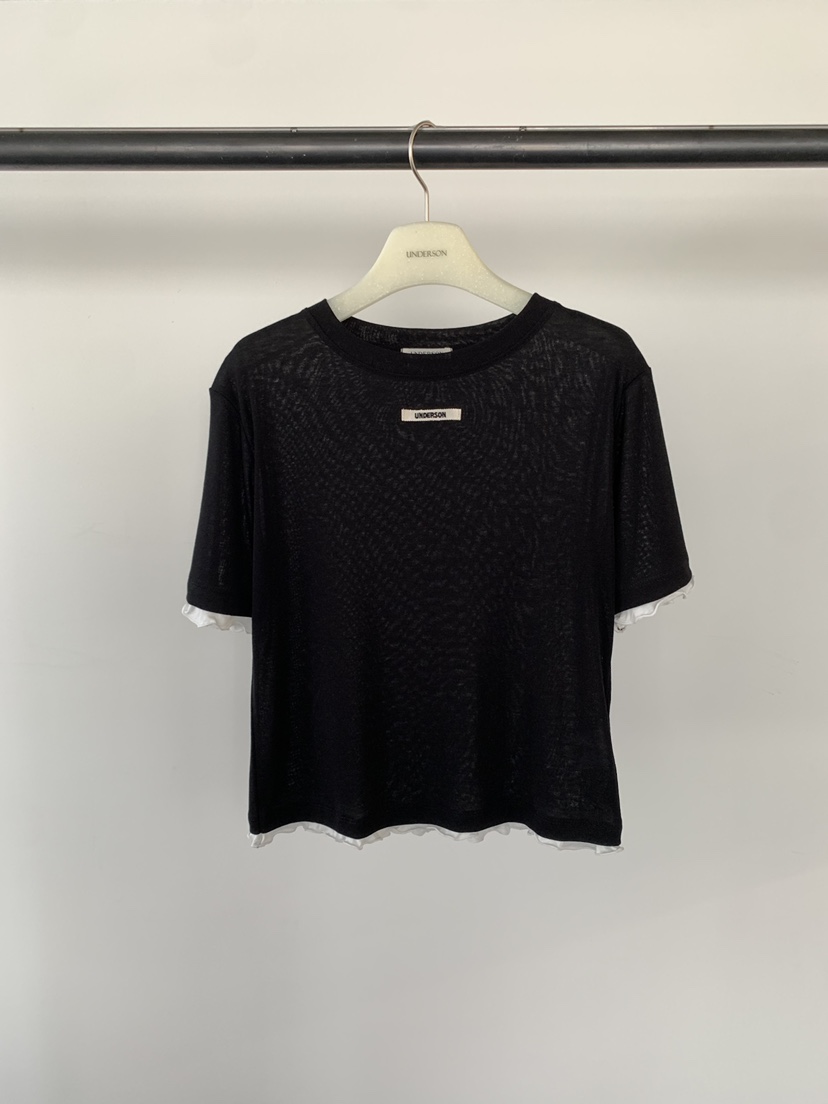 UNDERSON韓國直郵實拍女士新品26春夏時尚休閑推薦職業T恤UNDERSONT恤圖色3