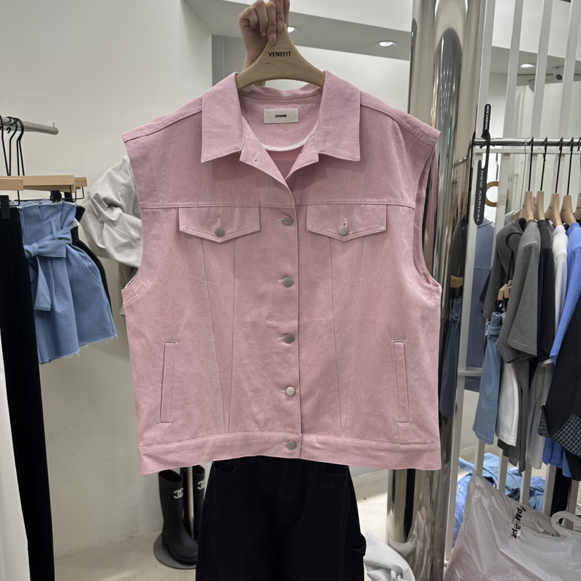 VENEFIT韓國代購女士新品26春夏熱賣推薦職業休閑時尚馬甲VENEFIT/JENNIE馬甲圖色2