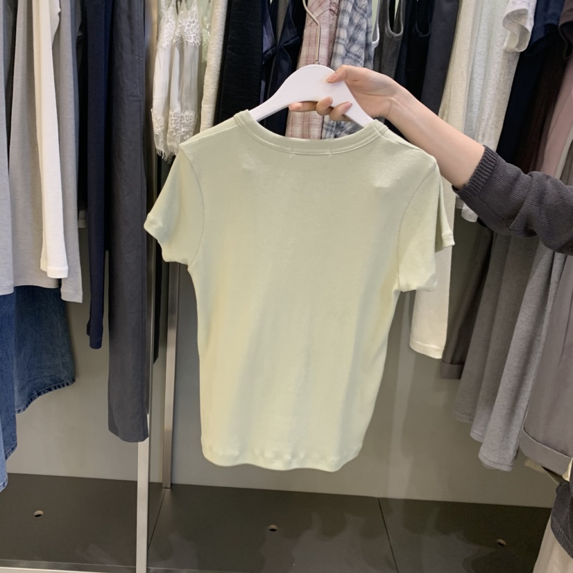 FAVE/FAVOURITE韓國直郵女士新款26春夏人氣職業休閑T恤FAVE/FAVOURITET恤