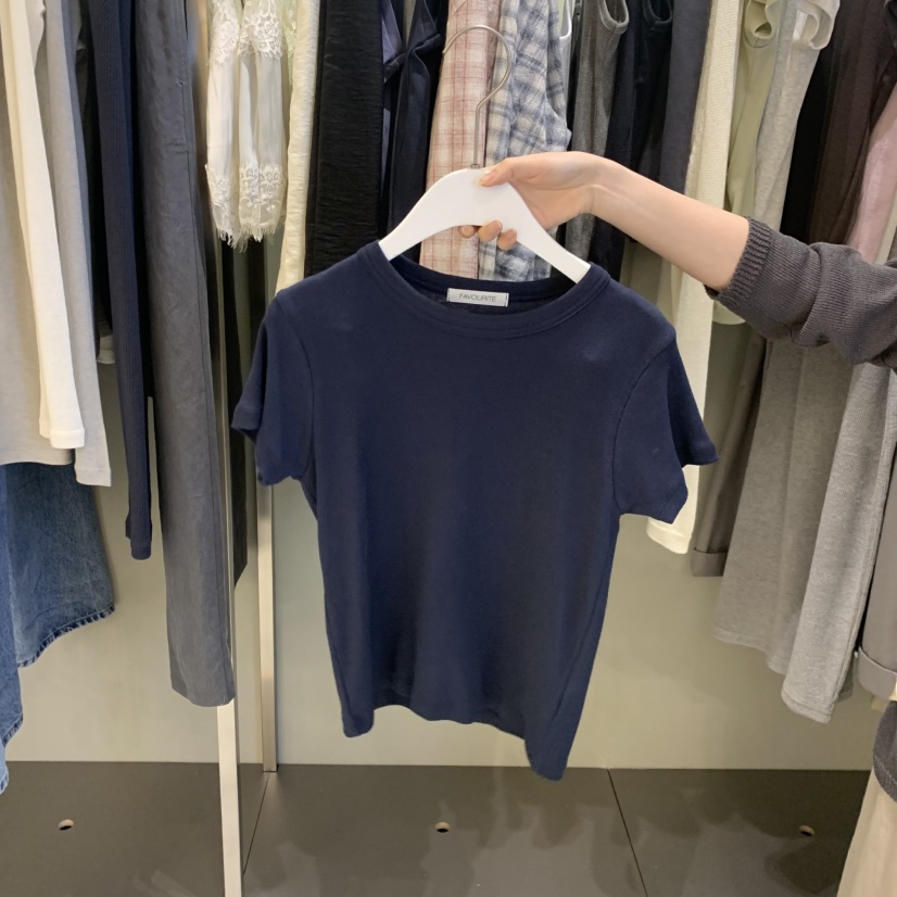 FAVE/FAVOURITE韓國直郵女士新款26春夏人氣職業休閑T恤FAVE/FAVOURITET恤圖色3