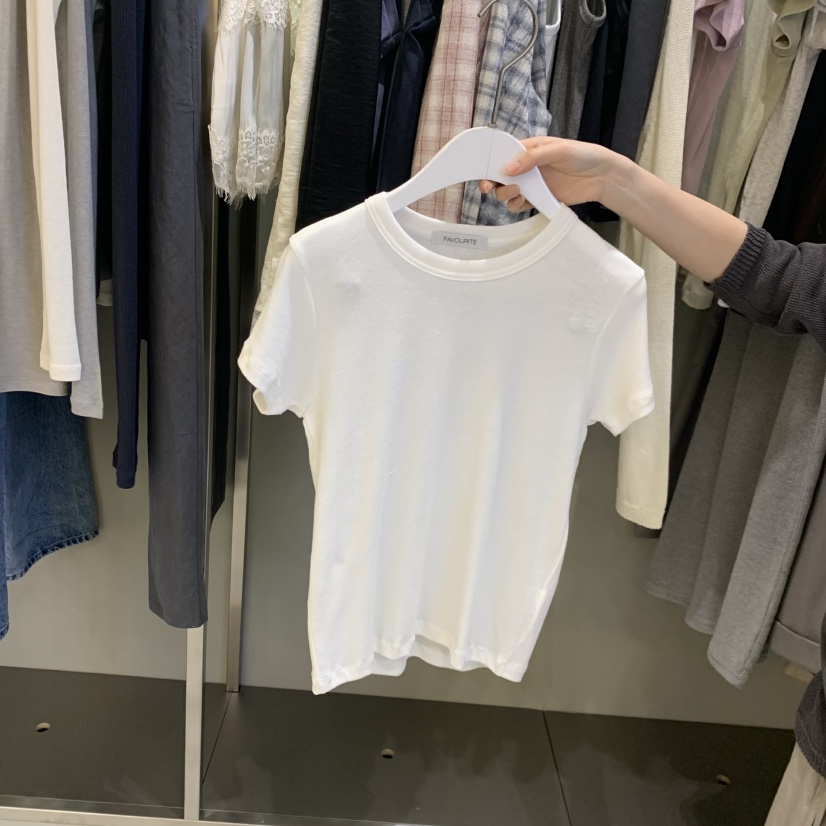 FAVE/FAVOURITE韓國直郵女士新款26春夏人氣職業休閑T恤FAVE/FAVOURITET恤圖色6