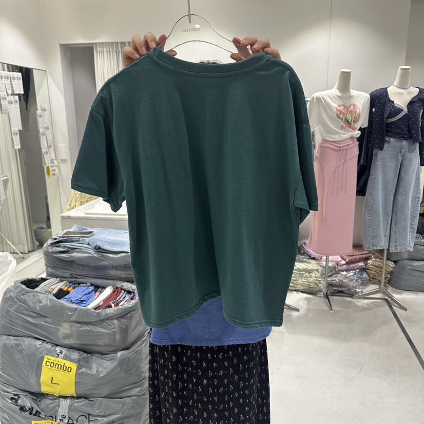 COMBO韓國代購女士新品26春夏推薦熱賣時尚休閑職業人氣T恤COM_BOT恤