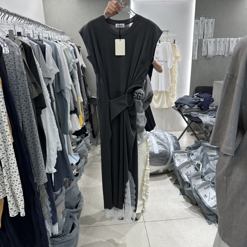 ANDE韓國直郵實拍女士新品人氣職業時尚休閑推薦連衣裙蕾絲Ande連衣裙圖色2