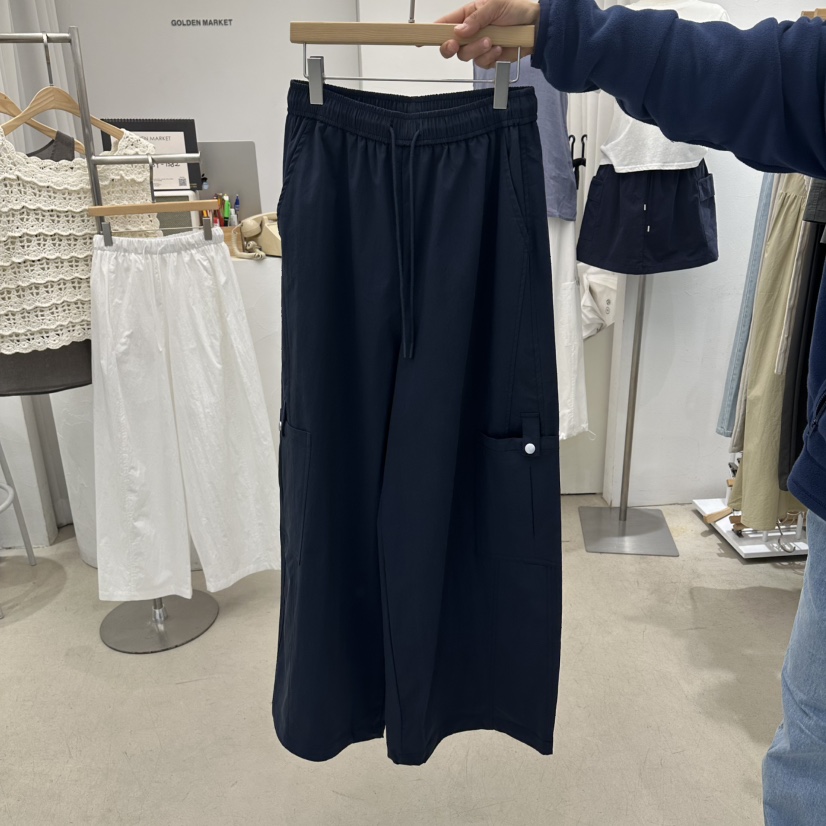 GOLDEN MARKET韓國東大門代購女裝新品推薦人氣休閑褲口袋GOLDEN MARKET休閑褲圖色2
