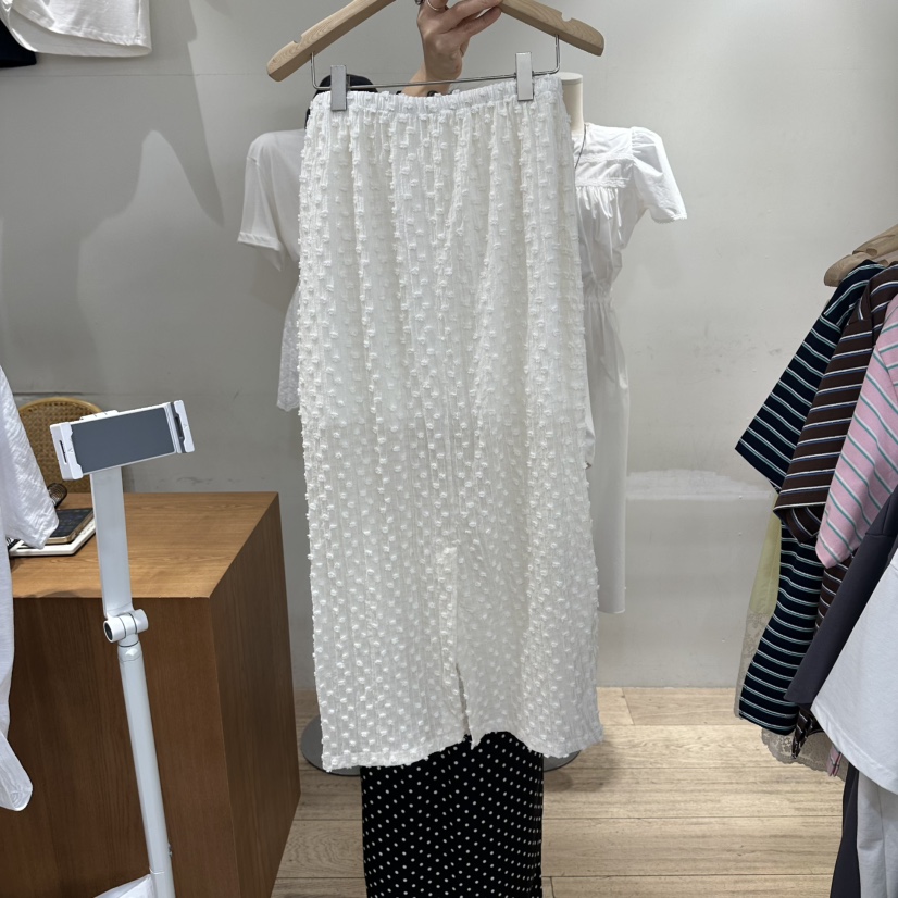 ASSEMBLY韓國東大門代購女裝新款休閑時尚26春夏長裙透明ASSEMBLY長裙