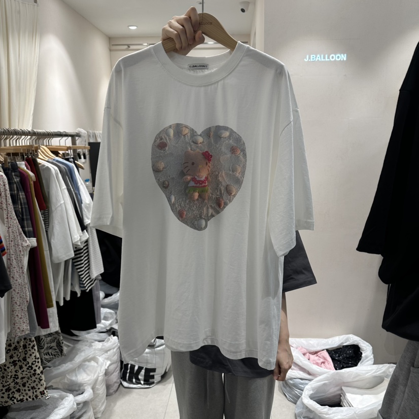 J.BALLOON韓國直郵女裝新品休閑推薦26春夏人氣時尚熱賣T恤J.BALLOONT恤圖色1