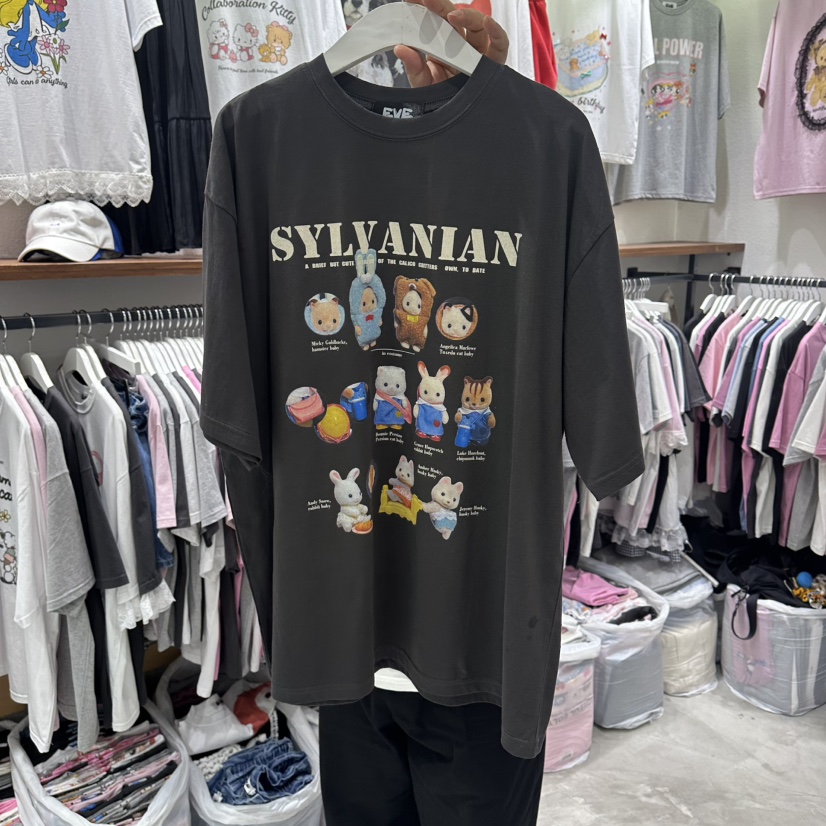 EVE韓國東大門代購女裝新品推薦26春夏時尚休閑人氣熱賣T恤EVET恤圖色3