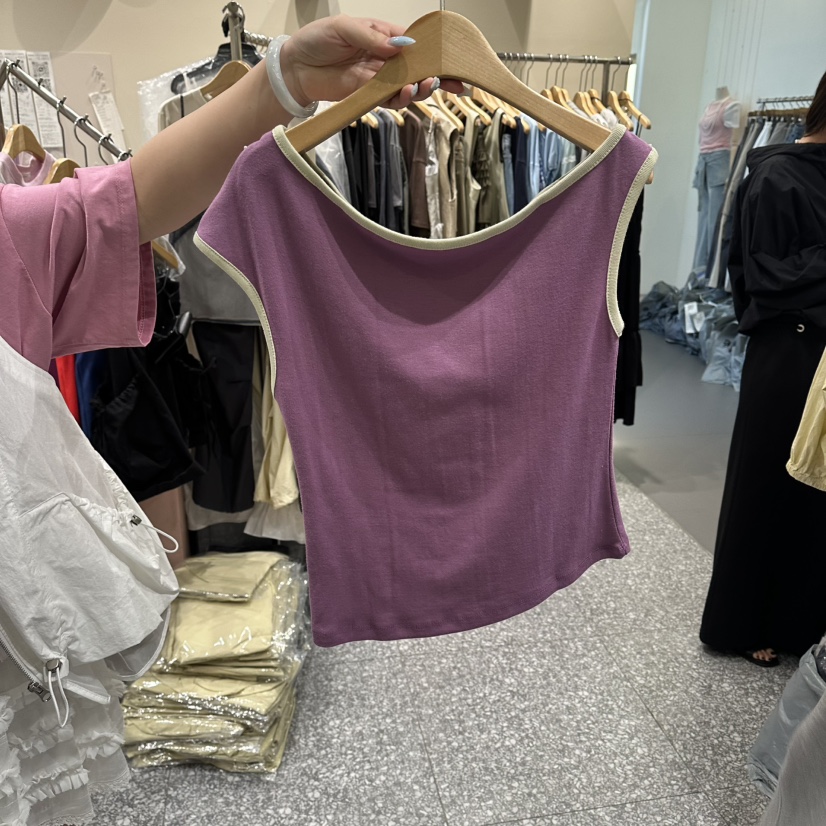 SOF韓國直郵實拍女裝新款人氣職業時尚熱賣26春夏吊帶背心SOF吊帶/背心