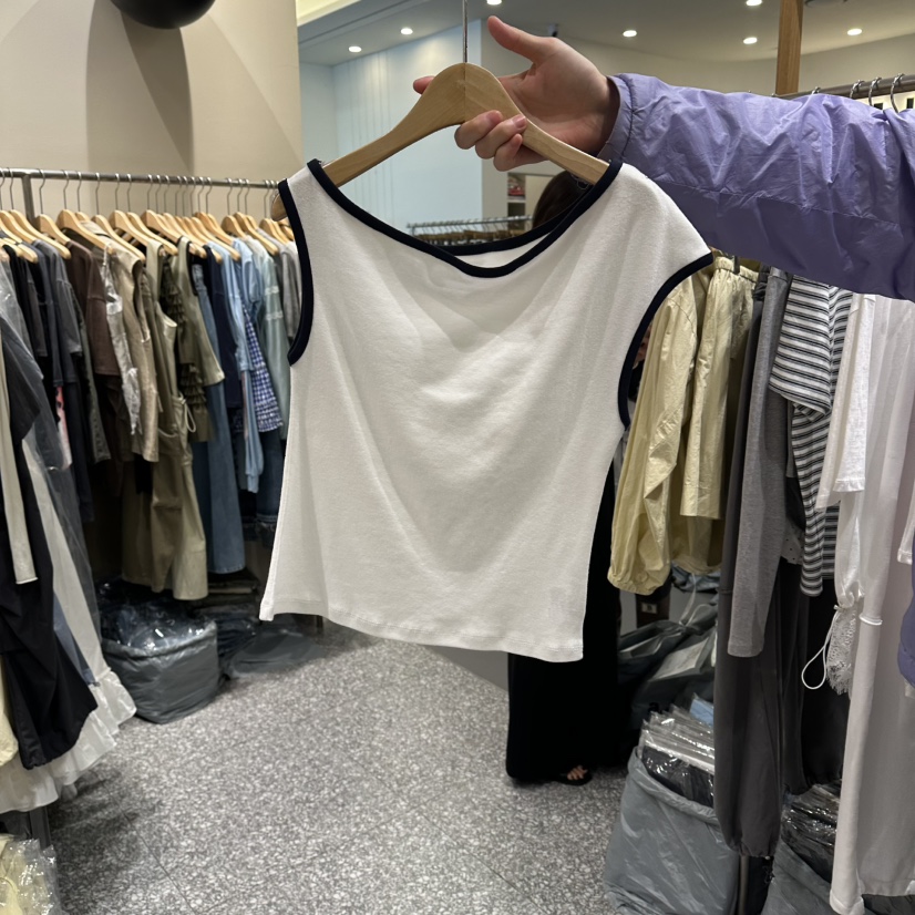 SOF韓國直郵實拍女裝新款人氣職業時尚熱賣26春夏吊帶背心SOF吊帶/背心圖色1