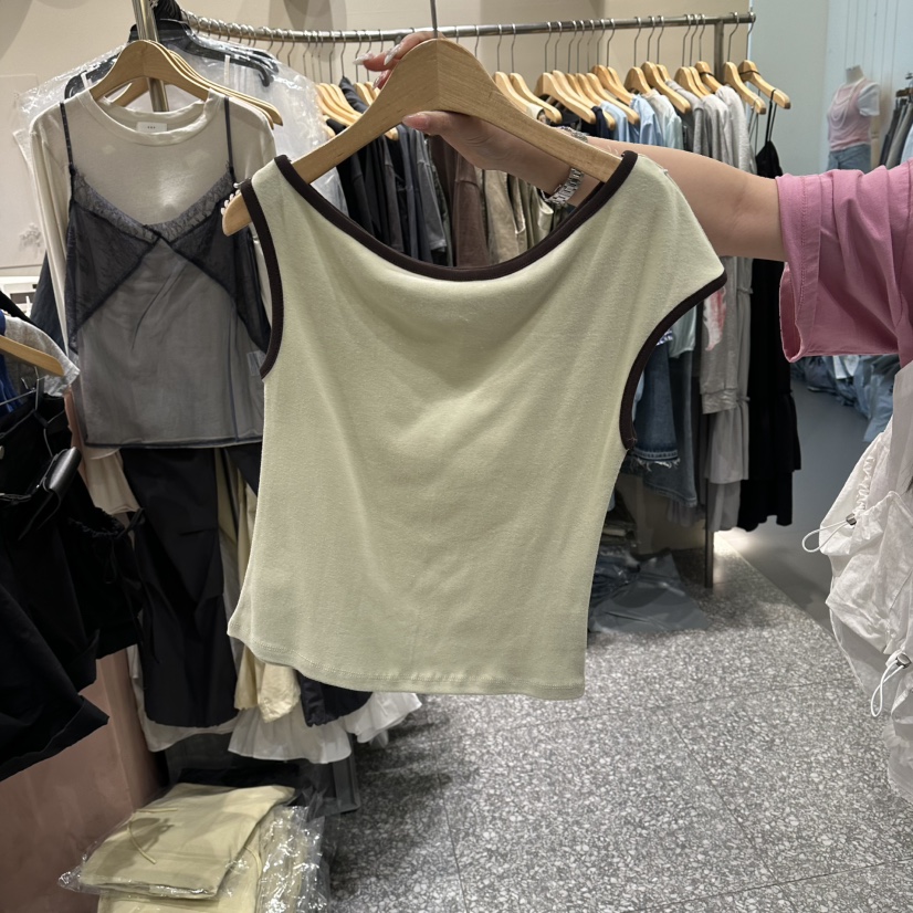 SOF韓國直郵實拍女裝新款人氣職業時尚熱賣26春夏吊帶背心SOF吊帶/背心圖色2