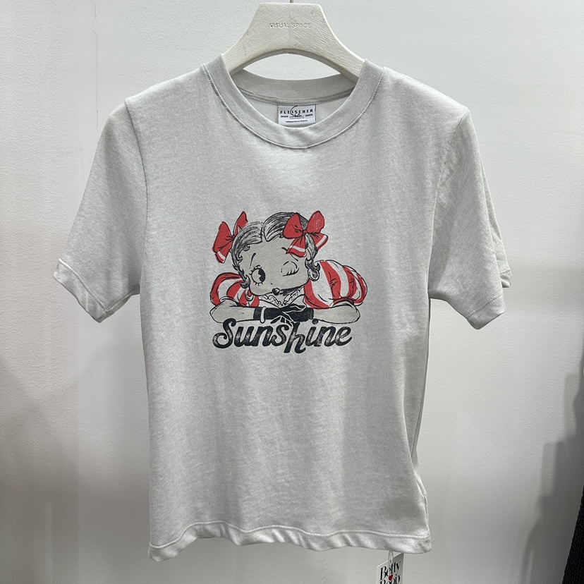 VISUAL SPACE/PAGE92/FLEISCHER韓國代購女士新品時尚T恤條紋VISUAL SPACE/PAGE92/FLEISCHERT恤圖色1