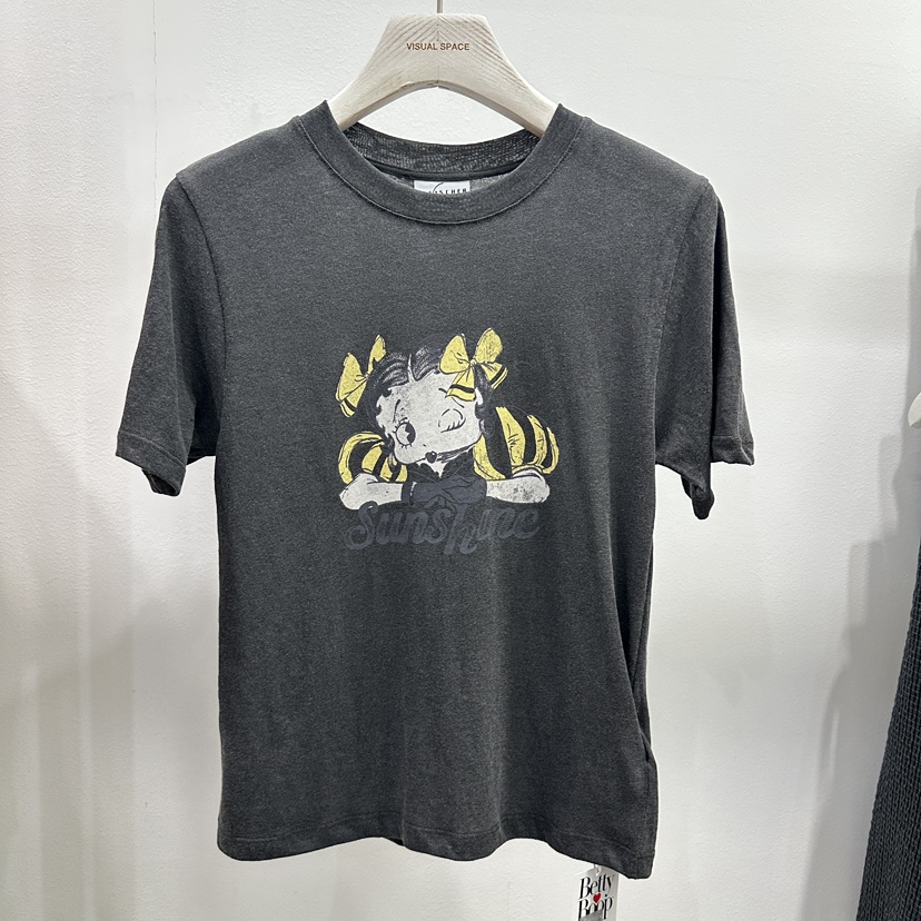 VISUAL SPACE/PAGE92/FLEISCHER韓國代購女士新品時尚T恤條紋VISUAL SPACE/PAGE92/FLEISCHERT恤圖色2