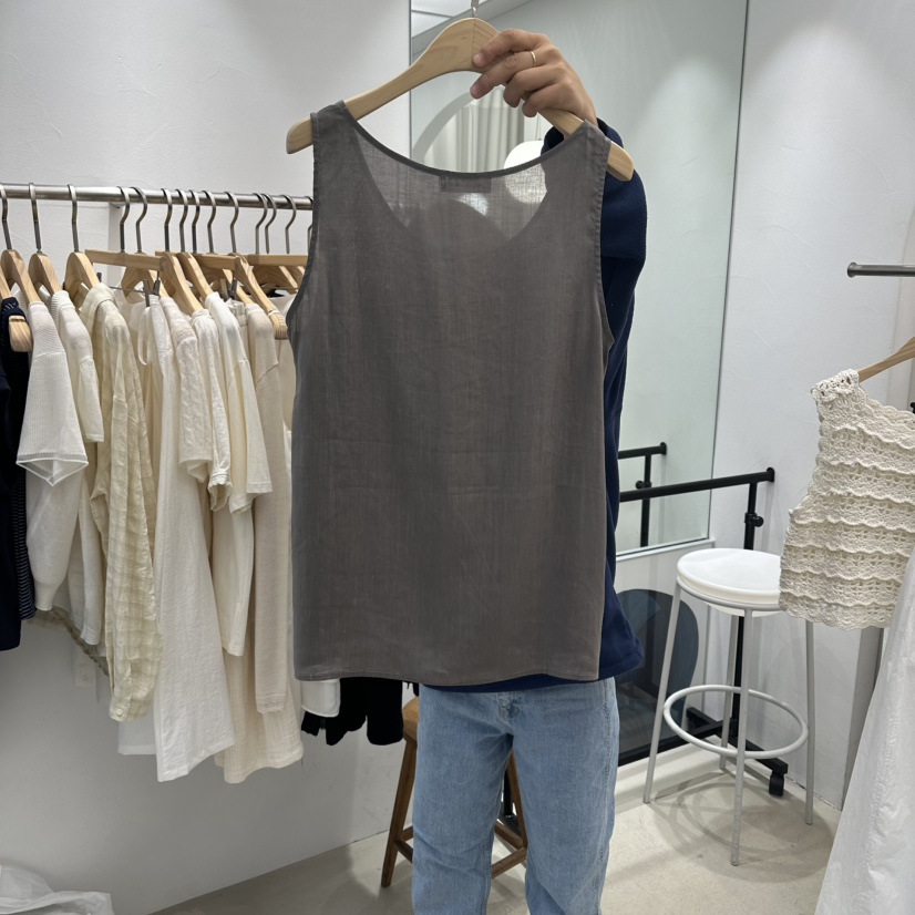 GOLDEN MARKET韓國東大門代購女裝新款時尚吊帶背心亞麻GOLDEN MARKET吊帶/背心