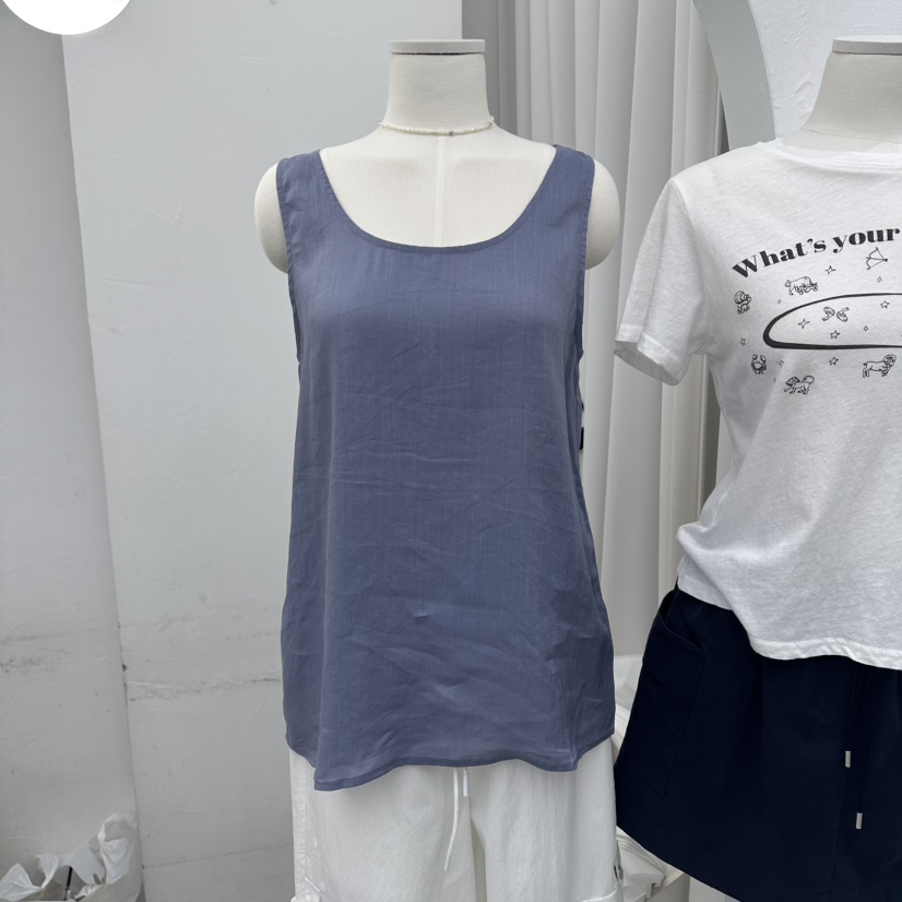 GOLDEN MARKET韓國東大門代購女裝新款時尚吊帶背心亞麻GOLDEN MARKET吊帶/背心圖色1