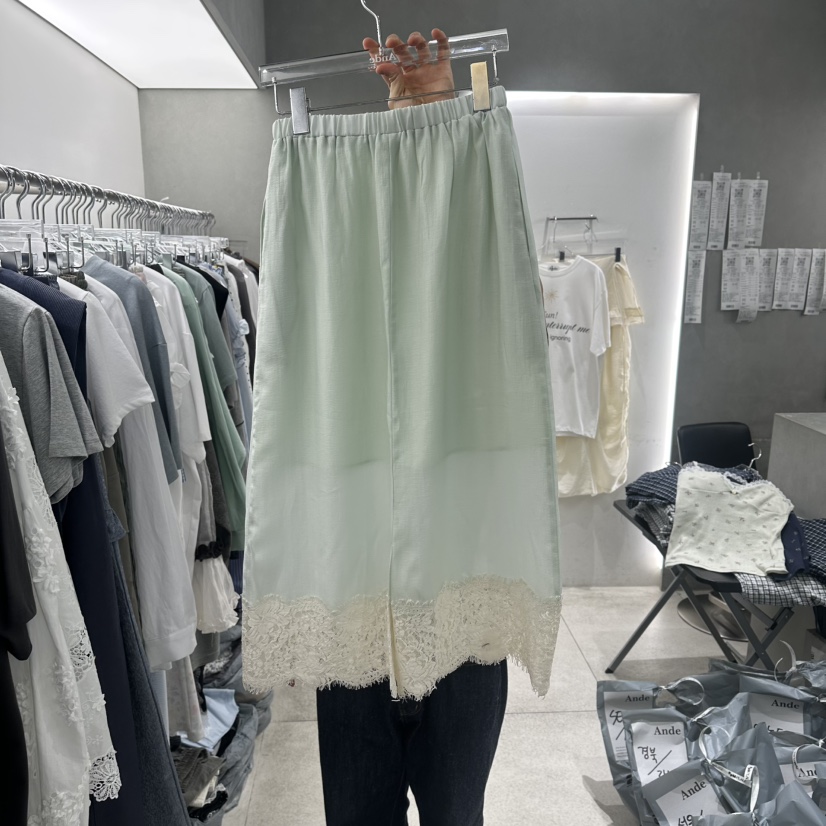 ANDE韓國直郵實拍女裝新品熱賣推薦26春夏休閑半身裙中短裙Ande半身裙/中短裙