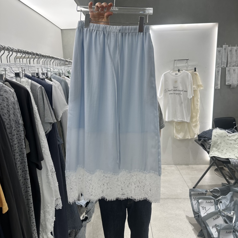 ANDE韓國直郵實拍女裝新品熱賣推薦26春夏休閑半身裙中短裙Ande半身裙/中短裙圖色2