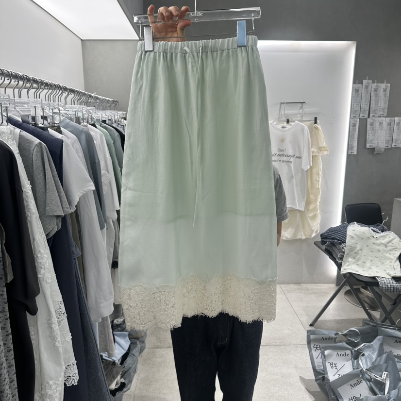 ANDE韓國直郵實拍女裝新品熱賣推薦26春夏休閑半身裙中短裙Ande半身裙/中短裙圖色3