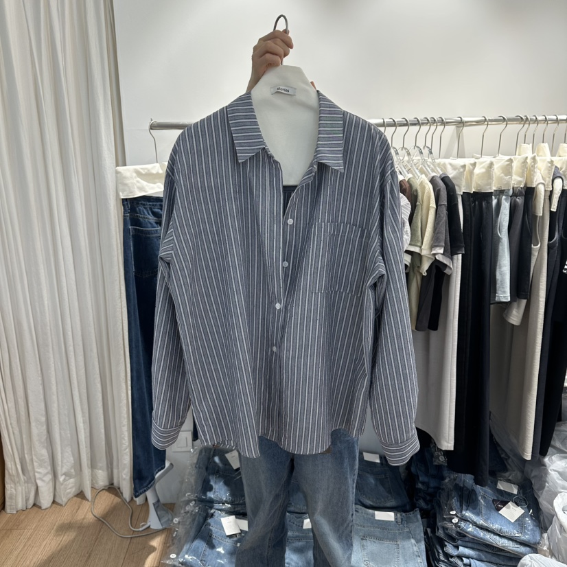 STORIES韓國東大門直郵女裝新品人氣26春夏職業襯衫蕾絲衫STORIES襯衫/蕾絲衫圖色2