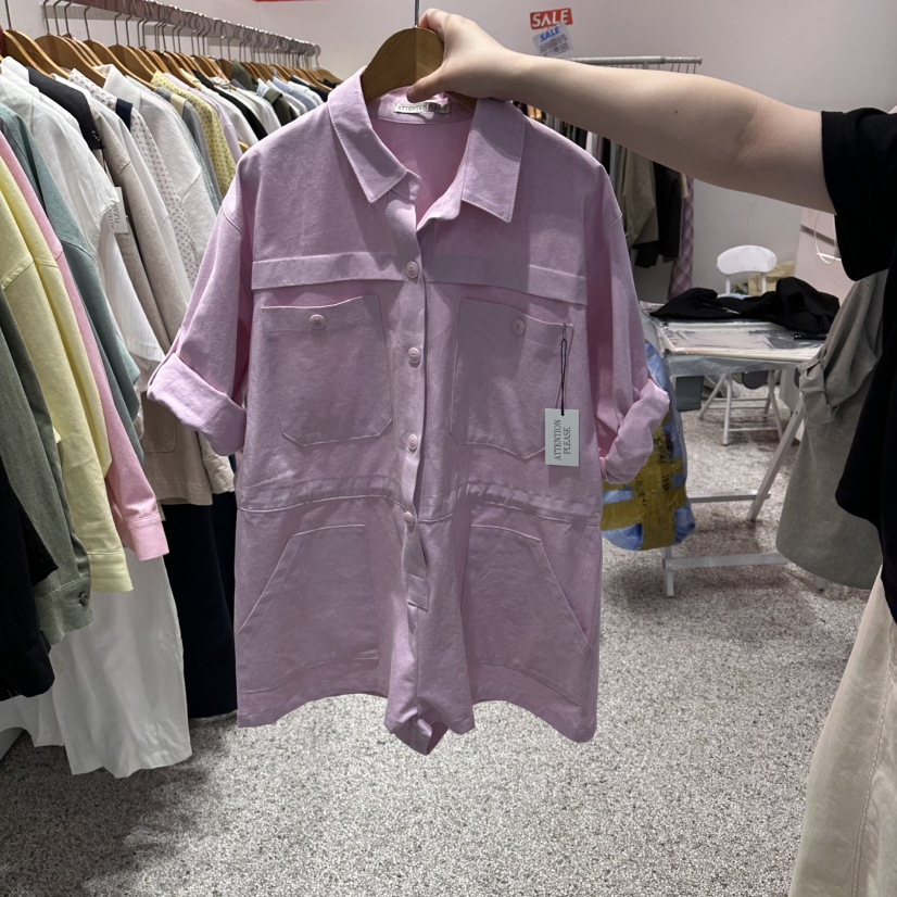 ATPZ韓國東大門直郵女士新款熱賣職業人氣襯衫蕾絲衫不含包ATTENTION PLEAES襯衫/蕾絲衫圖色1