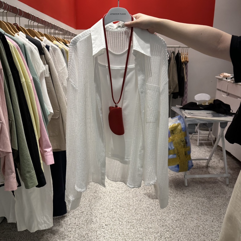 ATPZ韓國東大門代購女裝新品熱賣人氣休閑職業襯衫蕾絲衫ATTENTION PLEAES襯衫/蕾絲衫圖色1