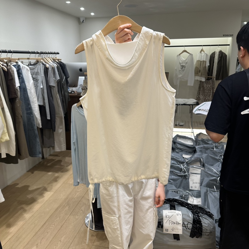 WINSOME韓國直郵女裝新品26春夏時尚熱賣人氣休閑吊帶背心WINSOME吊帶/背心圖色1