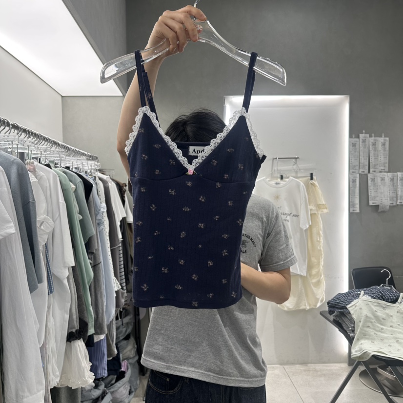 ANDE韓國直郵實拍女士新品人氣職業26春夏休閑時尚吊帶背心Ande吊帶/背心圖色2