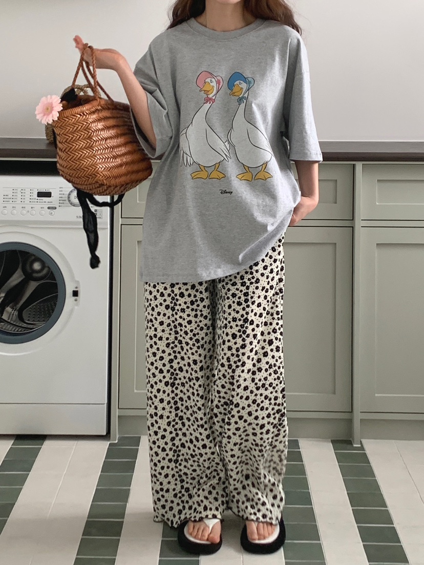 TOLL韓國直郵實拍女士新品熱賣人氣職業推薦休閑26春夏T恤鴨TOLLT恤