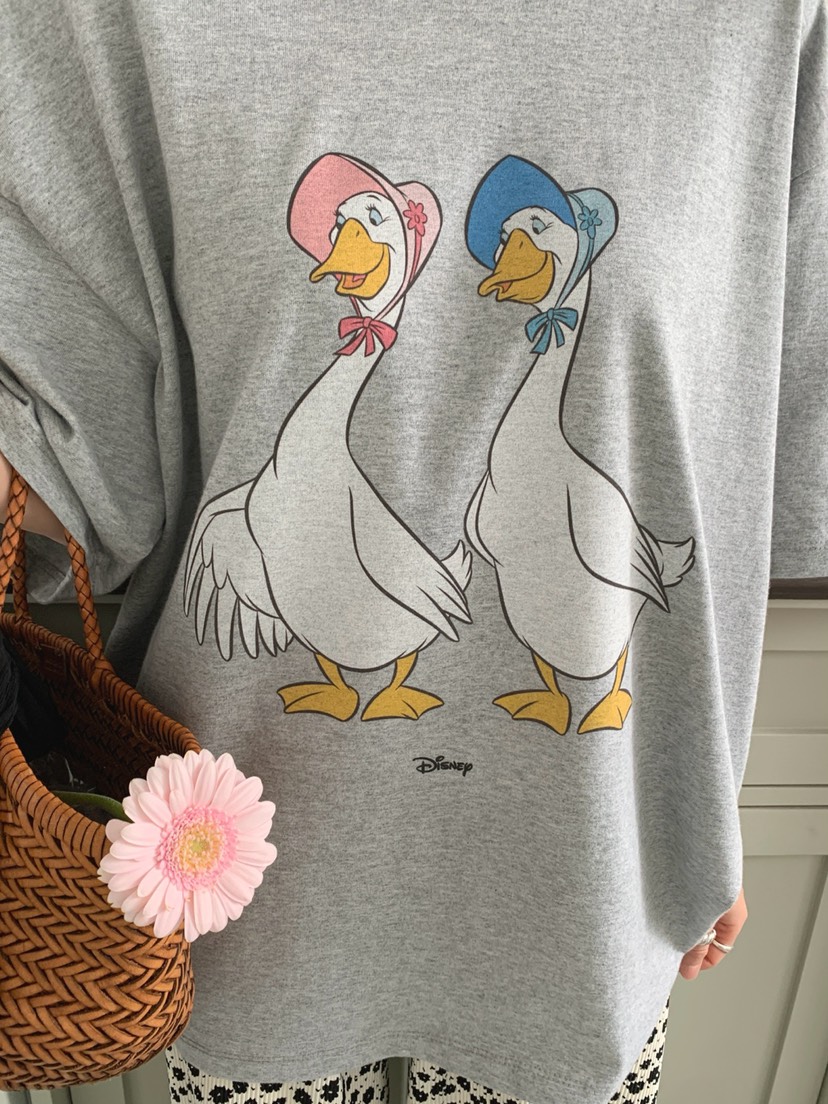 TOLL韓國直郵實拍女士新品熱賣人氣職業推薦休閑26春夏T恤鴨TOLLT恤