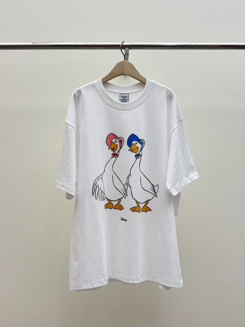 TOLL韓國直郵實拍女士新品熱賣人氣職業推薦休閑26春夏T恤鴨TOLLT恤圖色1