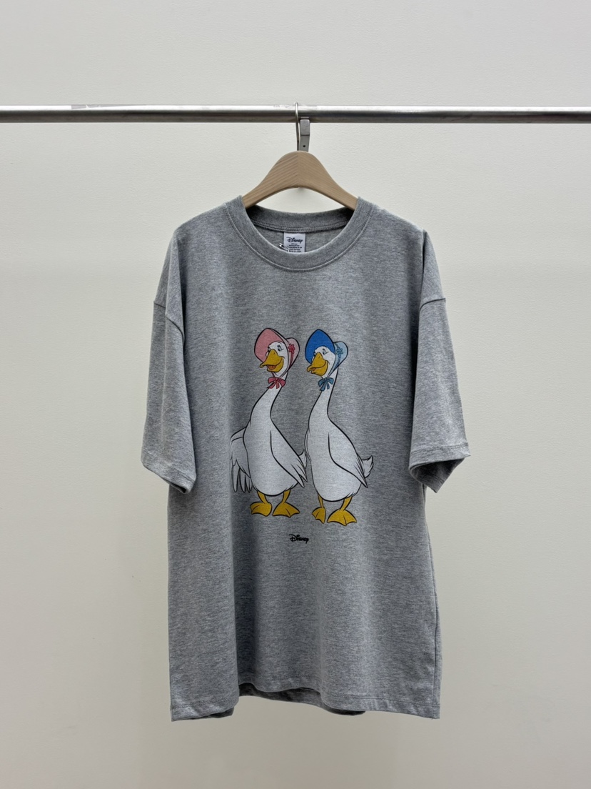 TOLL韓國直郵實拍女士新品熱賣人氣職業推薦休閑26春夏T恤鴨TOLLT恤圖色2