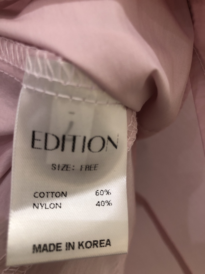 EDITION-P韓國直郵女裝新品休閑熱賣26春夏職業襯衫蕾絲衫EDITION/CHAHEE襯衫/蕾絲衫