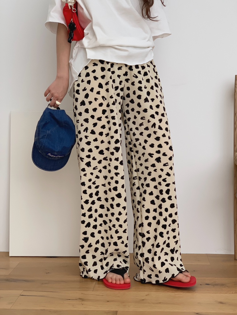 TOLL韓國直郵女裝新款人氣熱賣推薦時尚26春夏休閑褲褶皺TOLL休閑褲