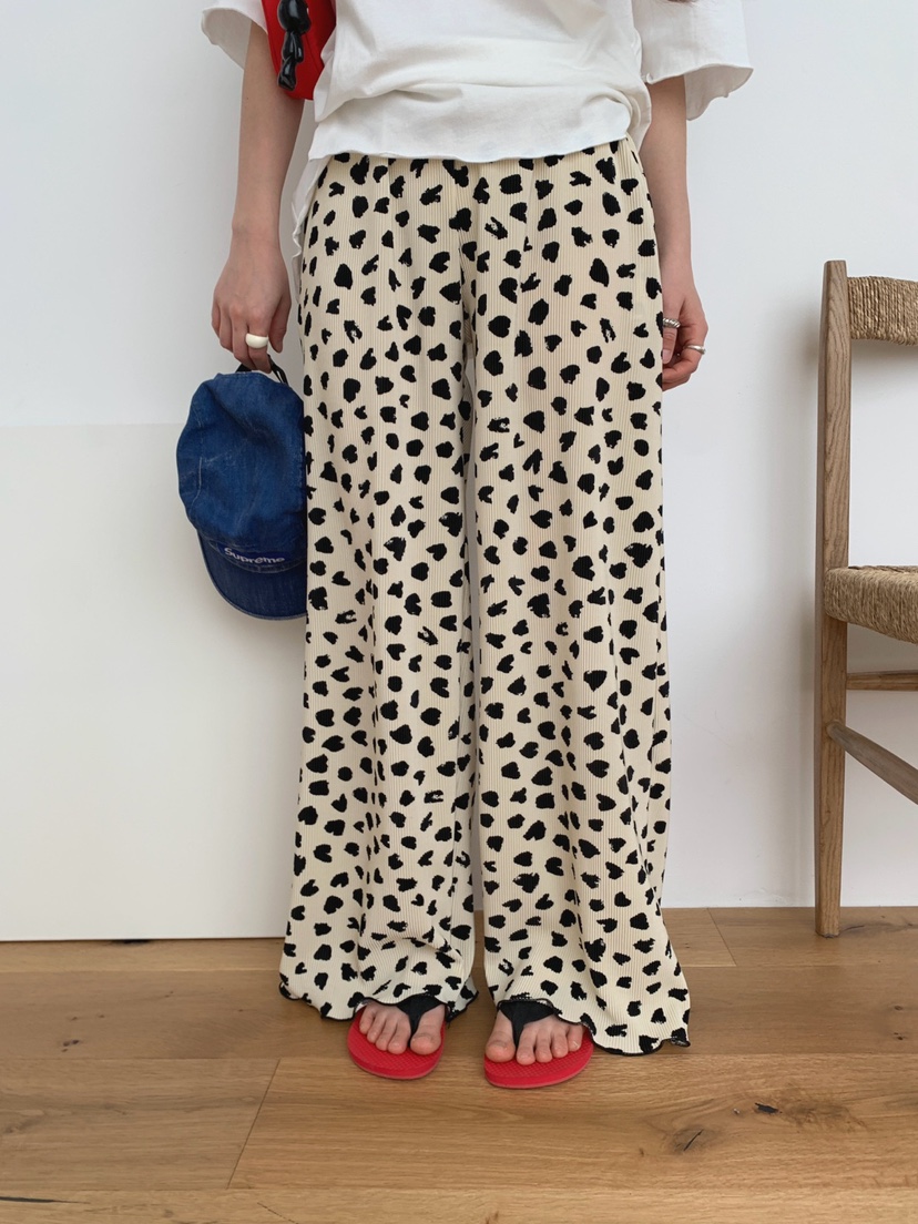 TOLL韓國直郵女裝新款人氣熱賣推薦時尚26春夏休閑褲褶皺TOLL休閑褲