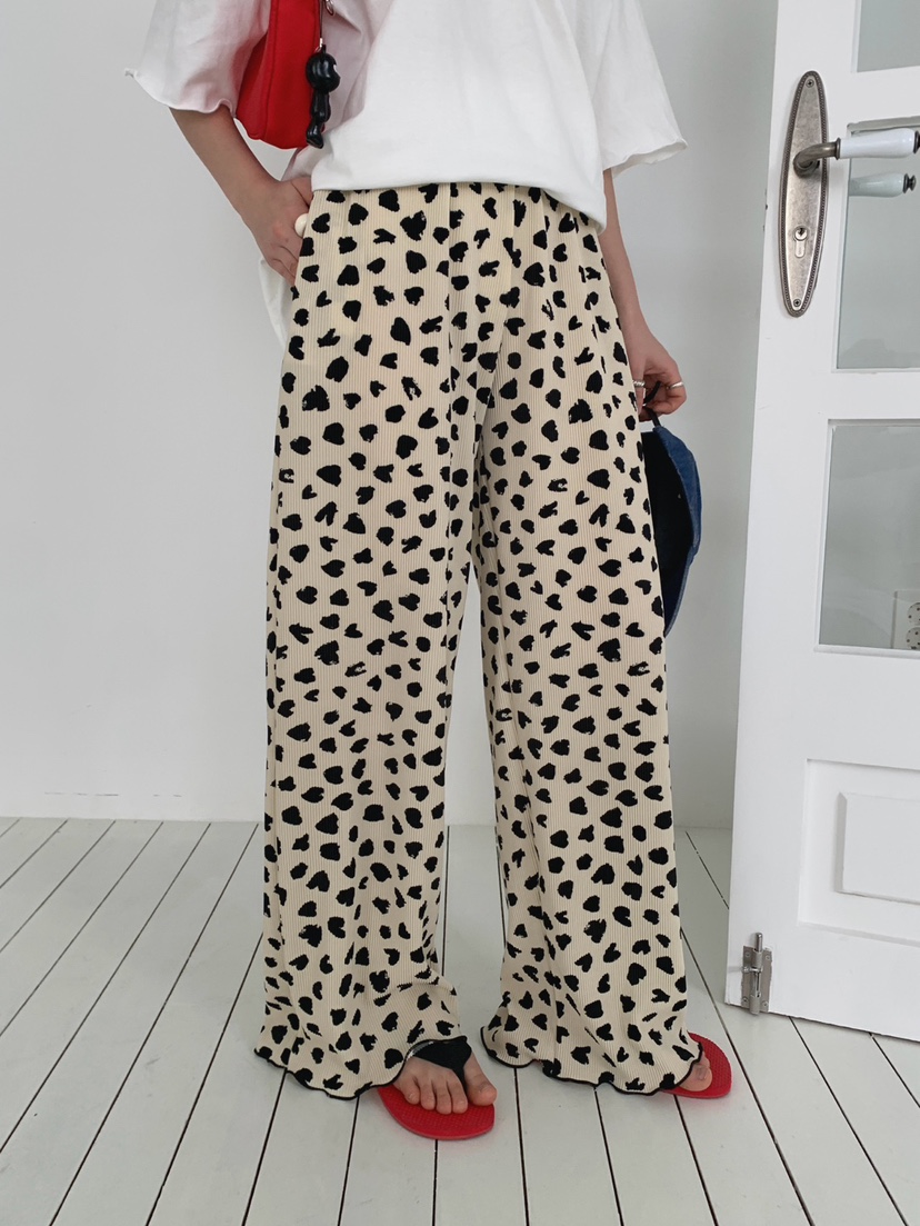 TOLL韓國直郵女裝新款人氣熱賣推薦時尚26春夏休閑褲褶皺TOLL休閑褲