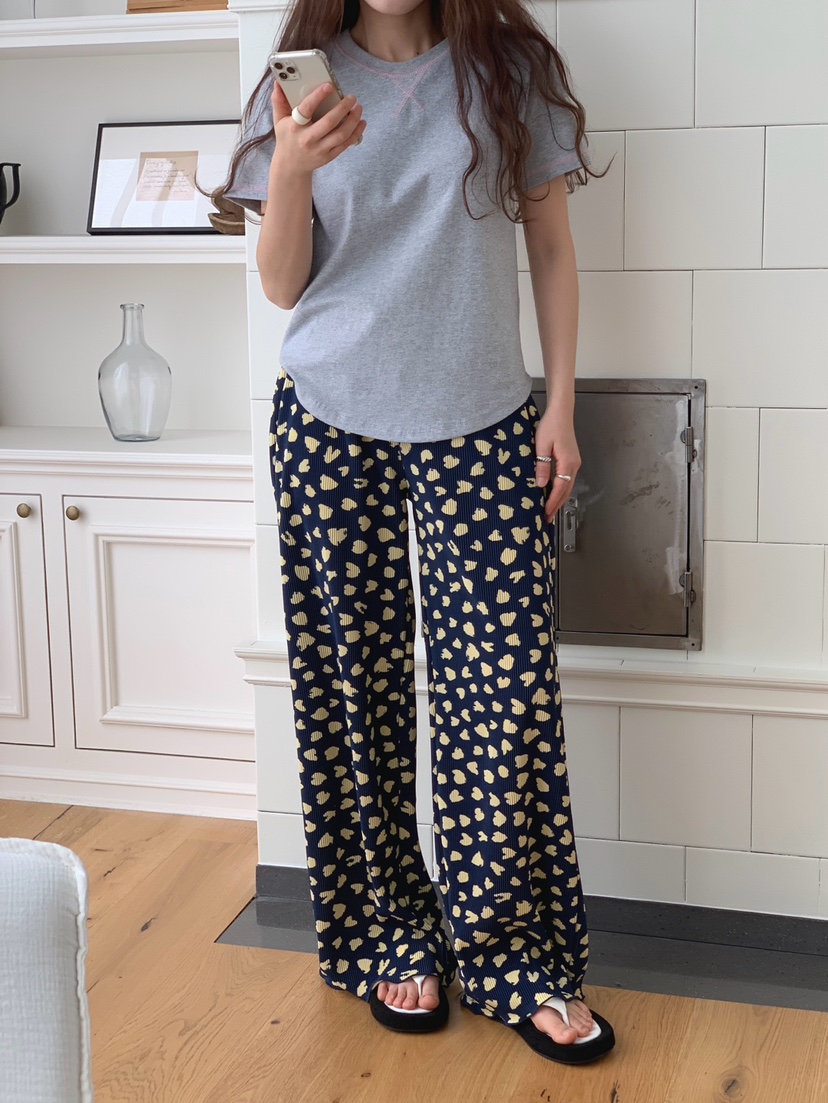 TOLL韓國直郵女裝新款人氣熱賣推薦時尚26春夏休閑褲褶皺TOLL休閑褲