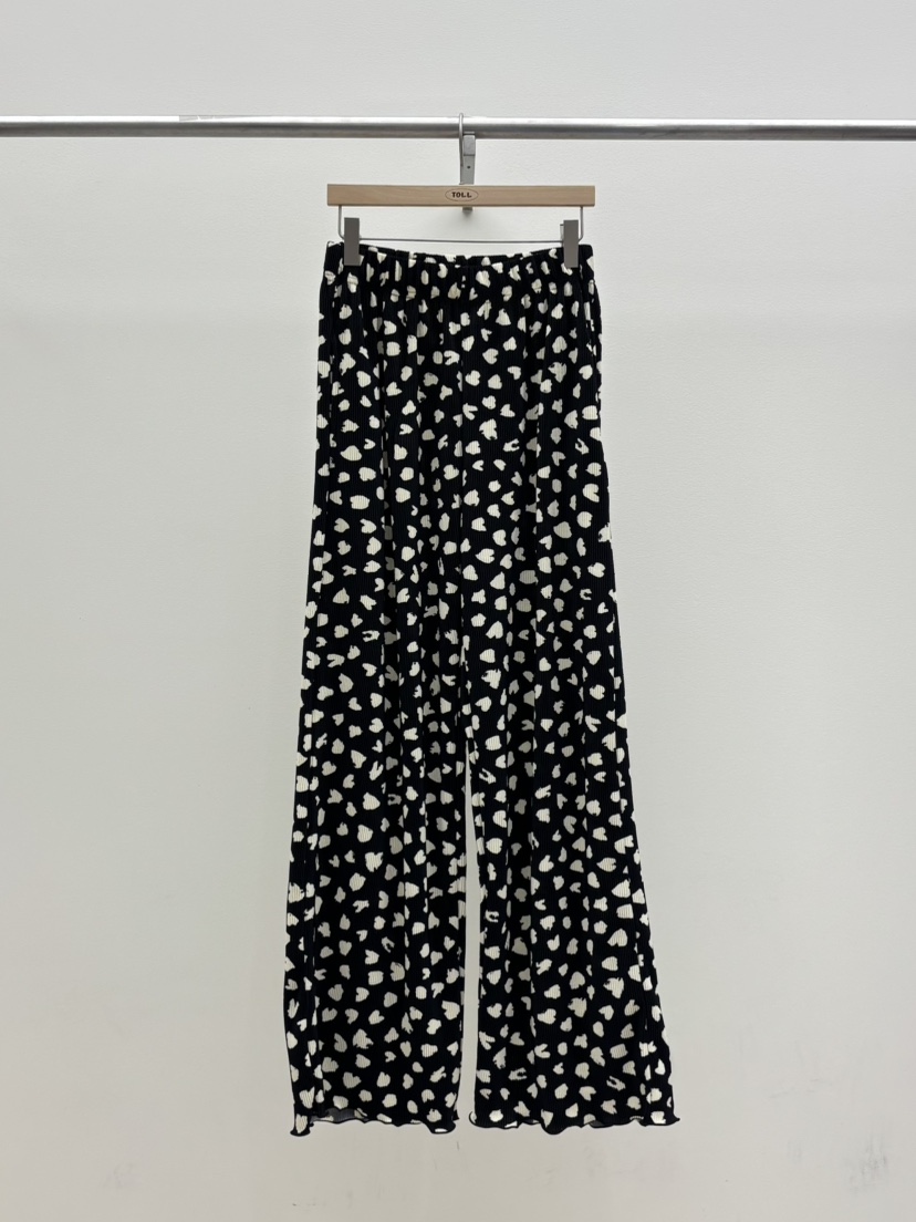 TOLL韓國直郵女裝新款人氣熱賣推薦時尚26春夏休閑褲褶皺TOLL休閑褲圖色3