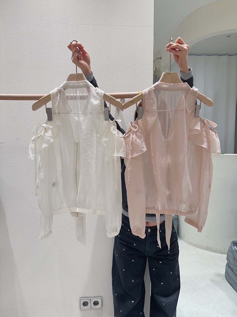 MARKE-P韓國東大門代購女士新款職業休閑26春夏夾克透明MARKE-P夾克