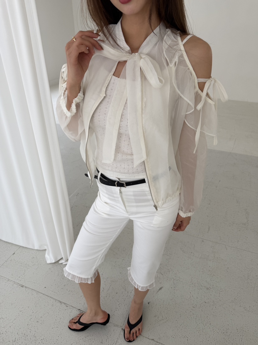 MARKE-P韓國東大門代購女士新款職業休閑26春夏夾克透明MARKE-P夾克