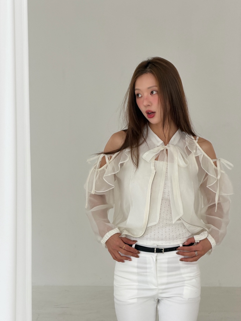 MARKE-P韓國東大門代購女士新款職業休閑26春夏夾克透明MARKE-P夾克