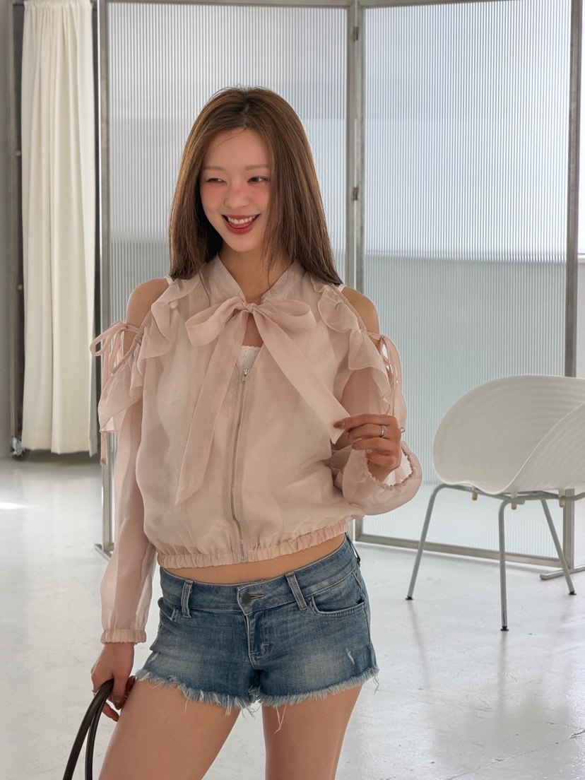 MARKE-P韓國東大門代購女士新款職業休閑26春夏夾克透明MARKE-P夾克