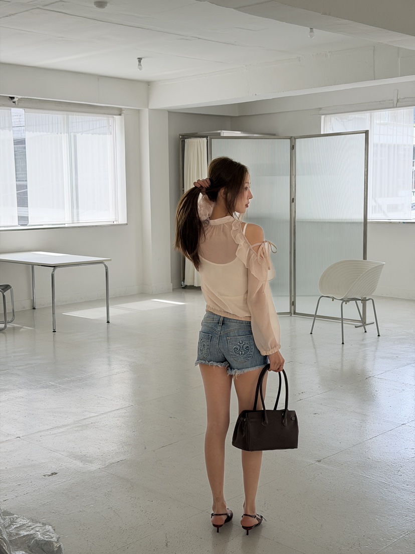 MARKE-P韓國東大門代購女士新款職業休閑26春夏夾克透明MARKE-P夾克