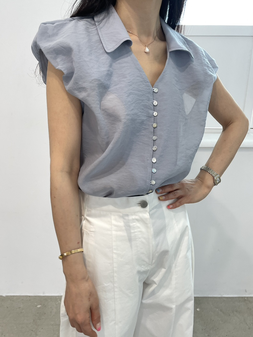 EDITION-P韓國直郵實拍女士新款人氣休閑26春夏襯衫蕾絲衫EDITION/CHAHEE襯衫/蕾絲衫