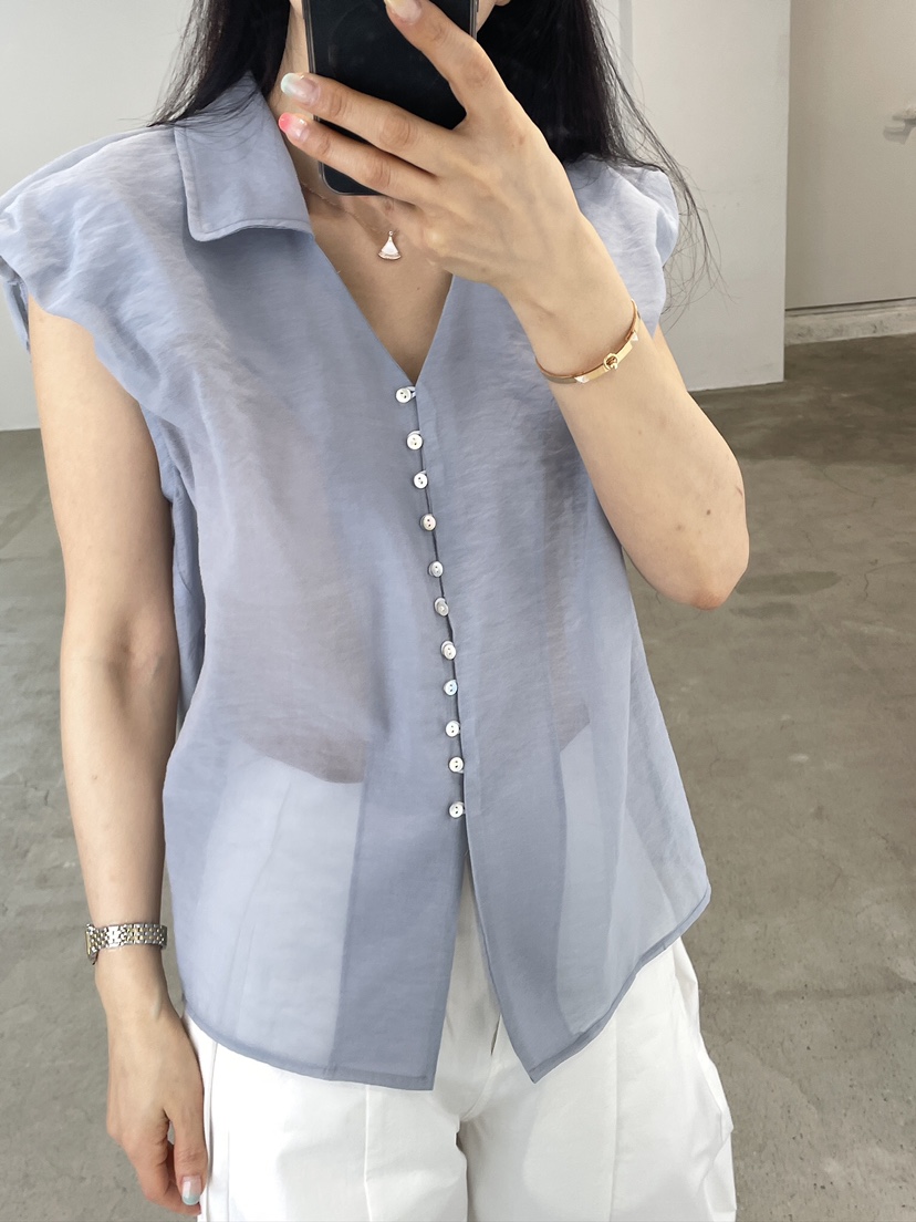 EDITION-P韓國直郵實拍女士新款人氣休閑26春夏襯衫蕾絲衫EDITION/CHAHEE襯衫/蕾絲衫