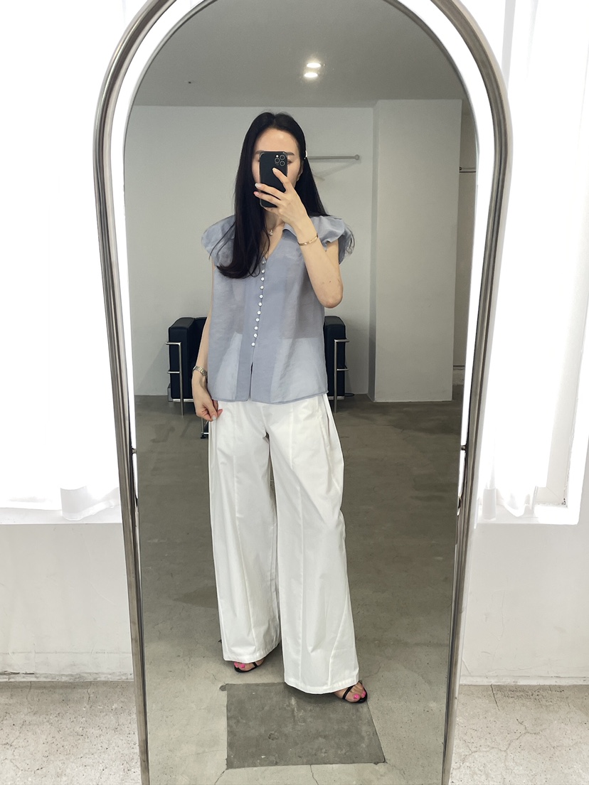 EDITION-P韓國直郵實拍女士新款人氣休閑26春夏襯衫蕾絲衫EDITION/CHAHEE襯衫/蕾絲衫