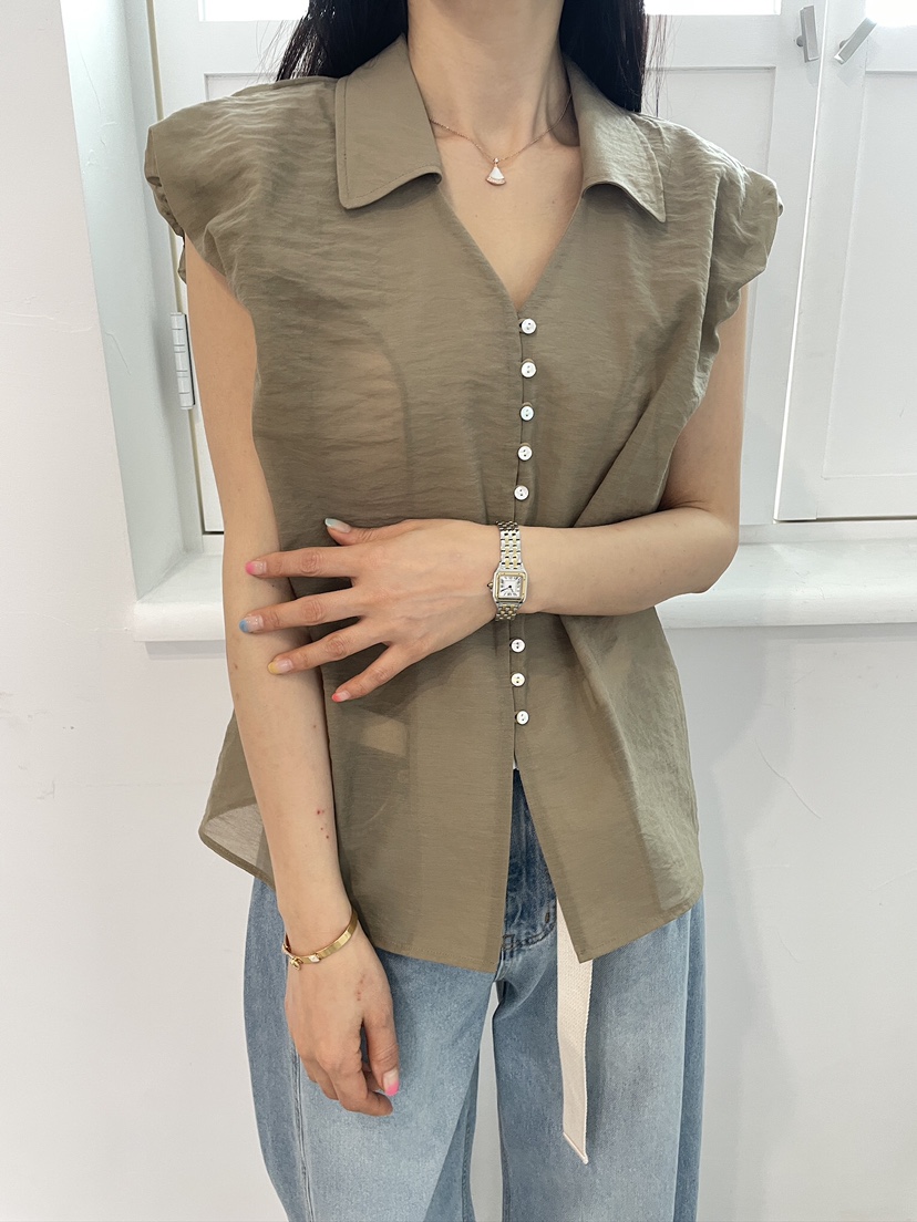 EDITION-P韓國直郵實拍女士新款人氣休閑26春夏襯衫蕾絲衫EDITION/CHAHEE襯衫/蕾絲衫