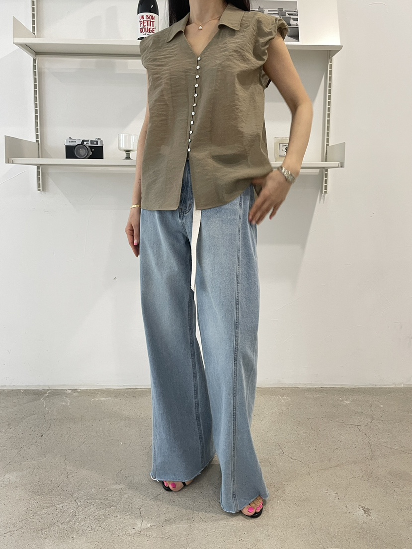 EDITION-P韓國直郵實拍女士新款人氣休閑26春夏襯衫蕾絲衫EDITION/CHAHEE襯衫/蕾絲衫