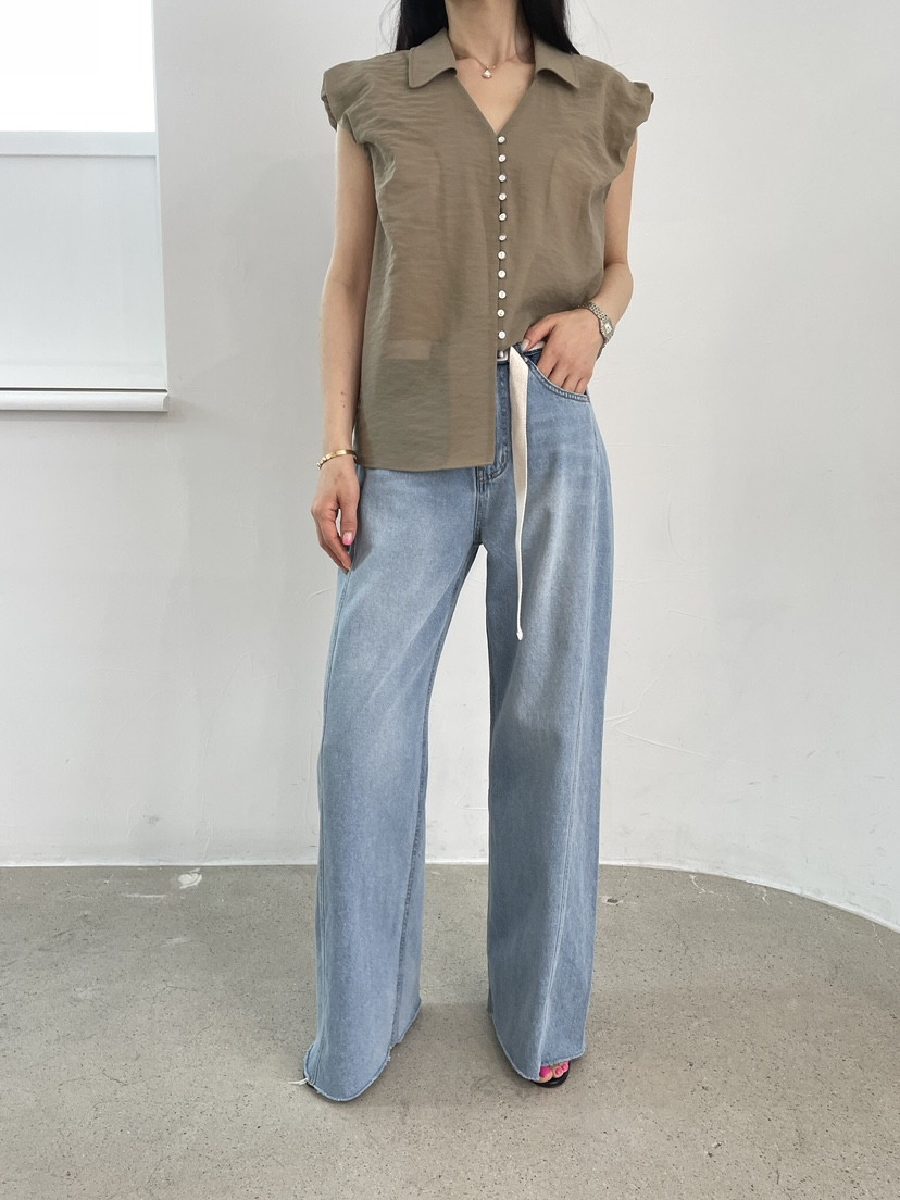 EDITION-P韓國直郵實拍女士新款人氣休閑26春夏襯衫蕾絲衫EDITION/CHAHEE襯衫/蕾絲衫